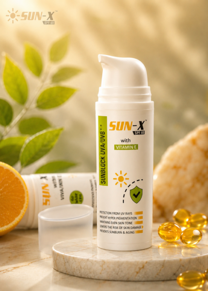 SUN-X SPF 60 Sunblock with Vitamin E
