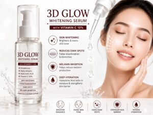 3D Glow Whitening Serum with Vitamin C 10%